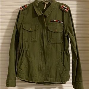 Francesca’s Olive Green Utility jacket size medium